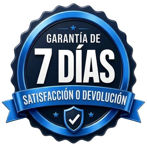 Garantía de 7 días - satisfacción o devolución