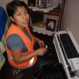 Marisol Tacuri, técnica en Visalia